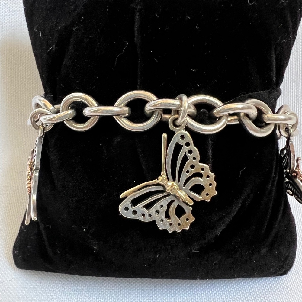 Lagos Butterfly Charm Bracelet 7 1/4 “